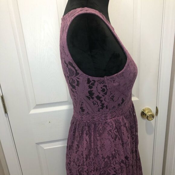 Altar’d State pink lace mini dress size medium - Picture 6 of 11